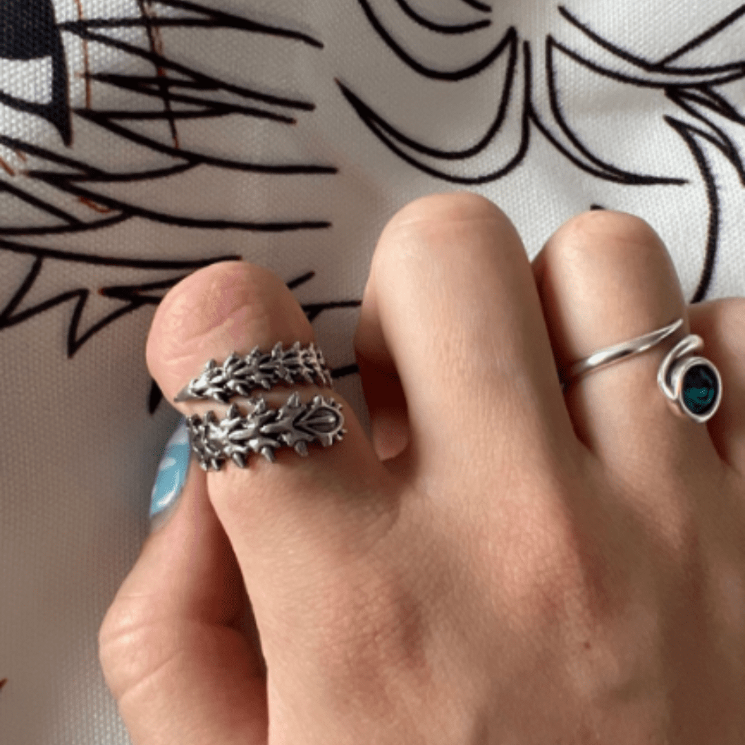 Ken Kaneki Ring (Adjustable) - Tokyo Ghoul - Anime Ring- Anime Jewels